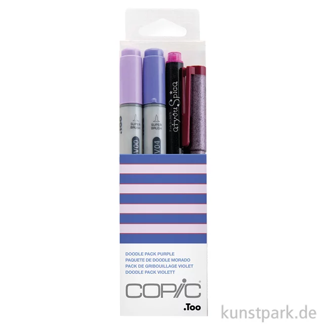 Artikelbild 1 des Artikels “COPIC Doodle Pack - Purple, 4 Stifte “
