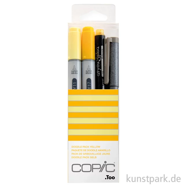 Artikelbild 1 des Artikels “COPIC Doodle Pack - Yellow, 4 Stifte “