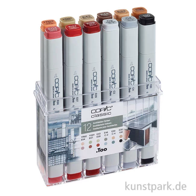 Artikelbild 1 des Artikels “COPIC Marker Set 12er - Architekturfarben “