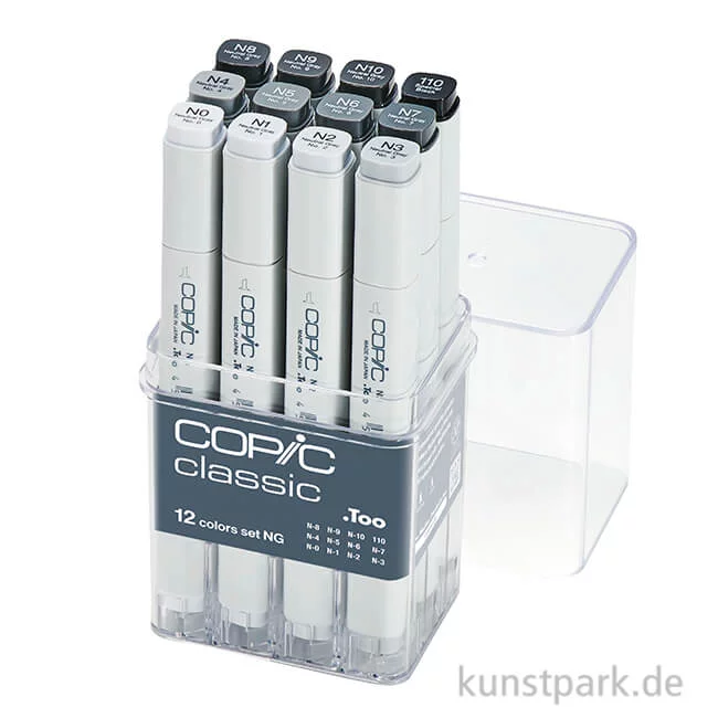 Artikelbild 1 des Artikels “COPIC Marker Set 12er - Grau NG “