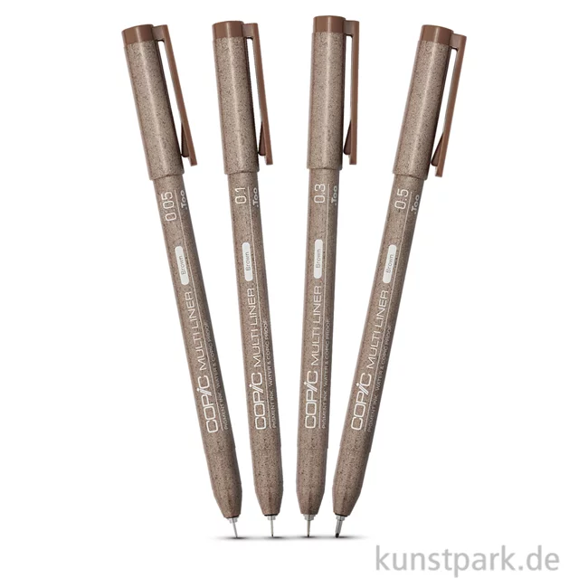 Artikelbild 1 des Artikels “COPIC Multiliner Brown Classic Set - 4 Strichstärken “