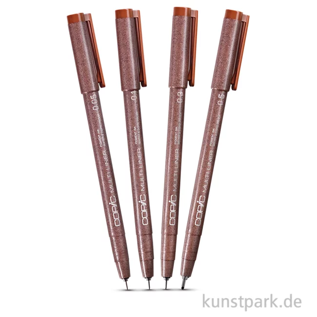 Artikelbild 1 des Artikels “COPIC Multiliner Sepia Classic Set - 4 Strichstärken “