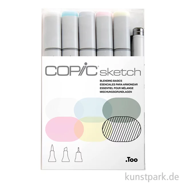 Artikelbild 1 des Artikels “COPIC Sketch Set - Blending Basic, 6 Stifte “