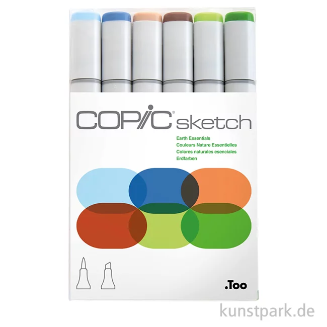 Artikelbild 1 des Artikels “COPIC Sketch Set - Earth Essentials, 6 Marker “