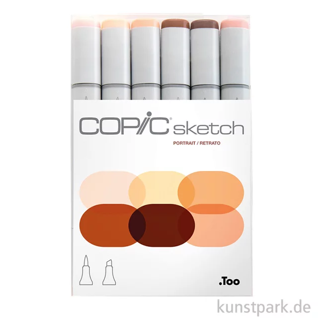 Artikelbild 1 des Artikels “COPIC Sketch Set - Portrait, 6 Marker “