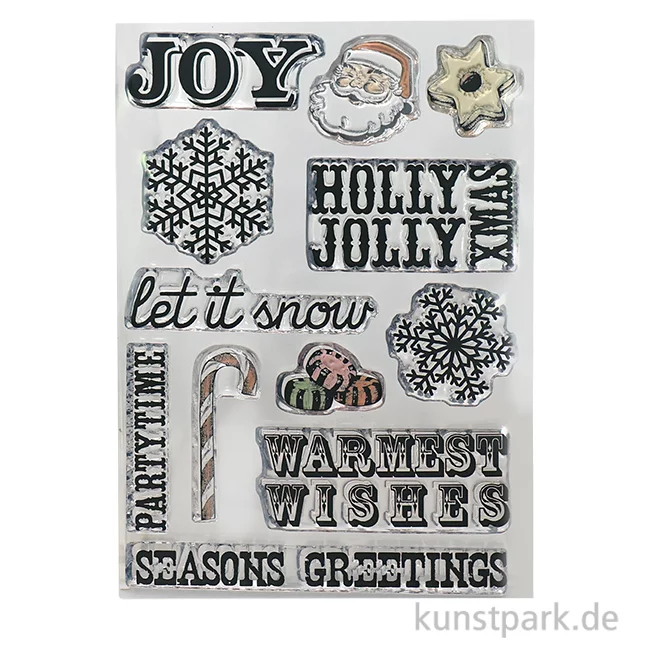 Artikelbild 1 des Artikels “CraftEmotions Clear Stamps - Christmas Sprüche, DIN A6 “