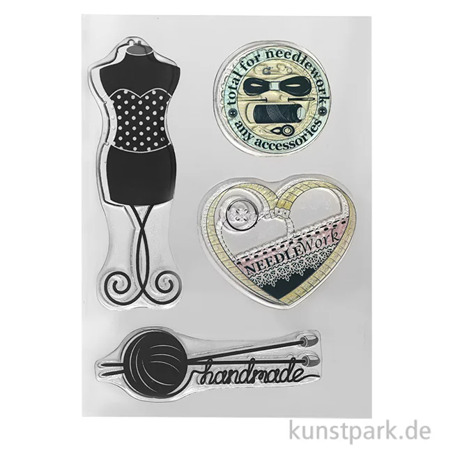 Artikelbild 1 des Artikels “CraftEmotions Clear Stamps - Couture Körper, DIN A6 “