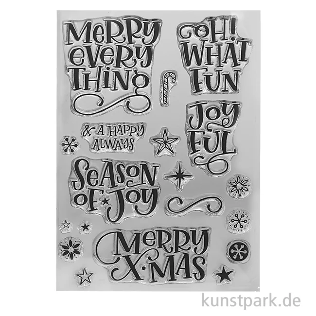 Artikelbild 1 des Artikels “CraftEmotions Clear Stamps - Merry X-mas, DIN A6 “