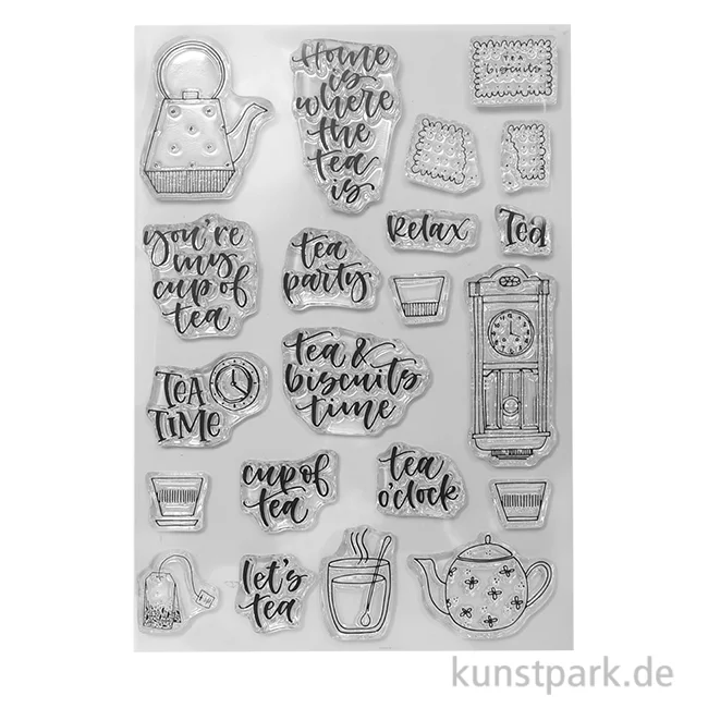Artikelbild 1 des Artikels “CraftEmotions Clear Stamps - Tea Time, DIN A5 “