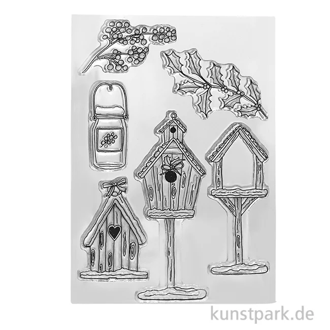 Artikelbild 1 des Artikels “CraftEmotions Clear Stamps - Vogelhäuschen, DIN A6 “