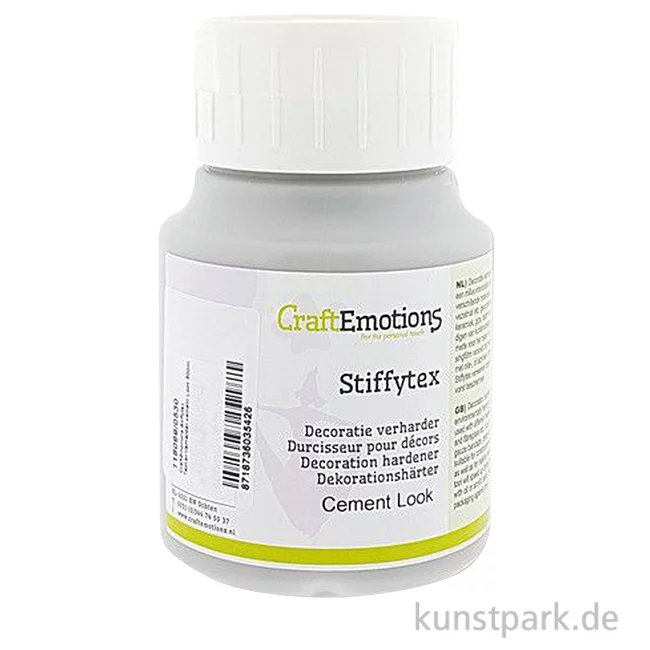Artikelbild 1 des Artikels “CraftEmotions Stiffytex - Textilhärter für Zement-Look, 500 ml “