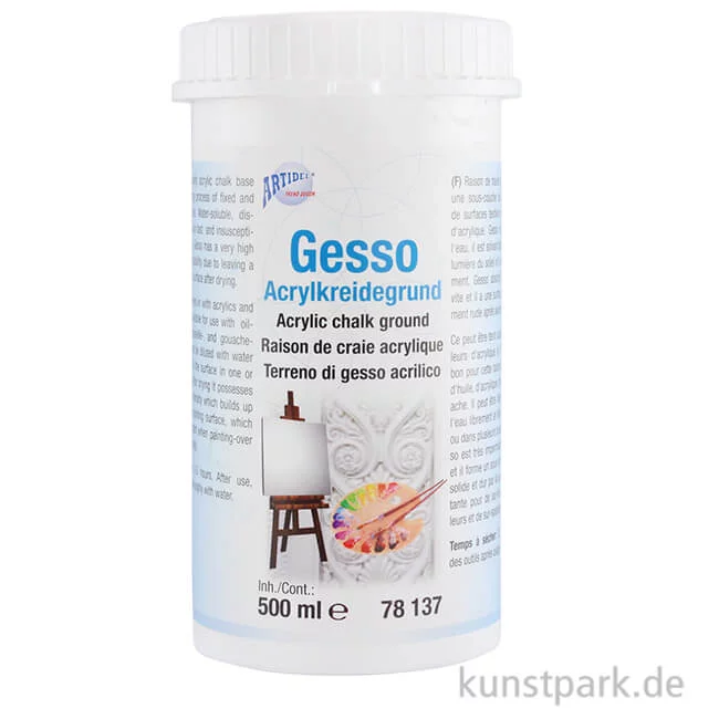 Artikelbild 1 des Artikels “Gesso Grundierung Farblos 500 ml“