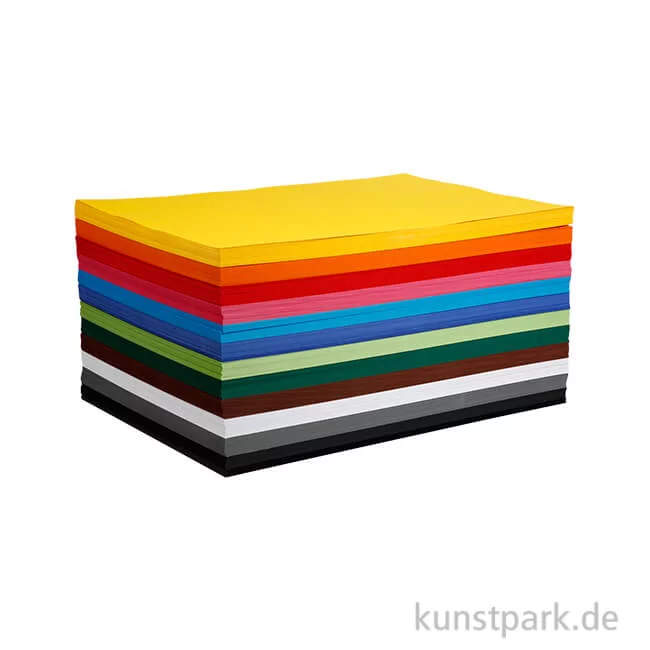Artikelbild 1 des Artikels “Creativ Karton 120 Blatt, 180g, 12 Farben sortiert DIN A4“