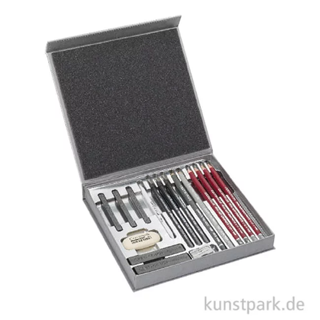 Artikelbild 1 des Artikels “Cretacolor SILVER BOX, 17-teiliges Graphitset “