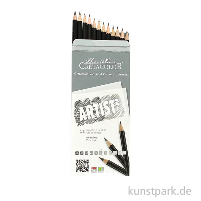 Artikelbild 1 des Artikels “Cretacolor ARTIST Studio Set mit 12 Graphitstiften “