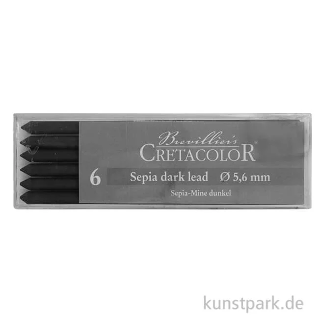 Artikelbild 1 des Artikels “Cretacolor 5,6 mm Minen - Sepia Dark Lead, 6 Stück “