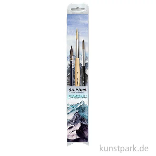 Artikelbild 1 des Artikels “da Vinci Aquarellpinsel 3er Set - Anna Zadorozhnaya Edition “