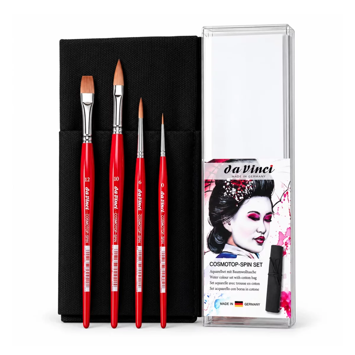 Artikelbild 1 des Artikels “da Vinci Aquarellpinsel Set - COSMOTOP-SPIN mit Pinseltasche “