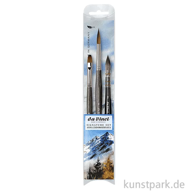 Artikelbild 1 des Artikels “da Vinci Aquarellpinsel Set mit 3 Pinseln - Anna Zadorozhnaya “