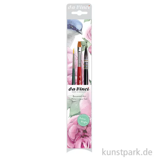 Artikelbild 1 des Artikels “da Vinci - Botanical Art Watercolour Set mit 3 Pinseln “