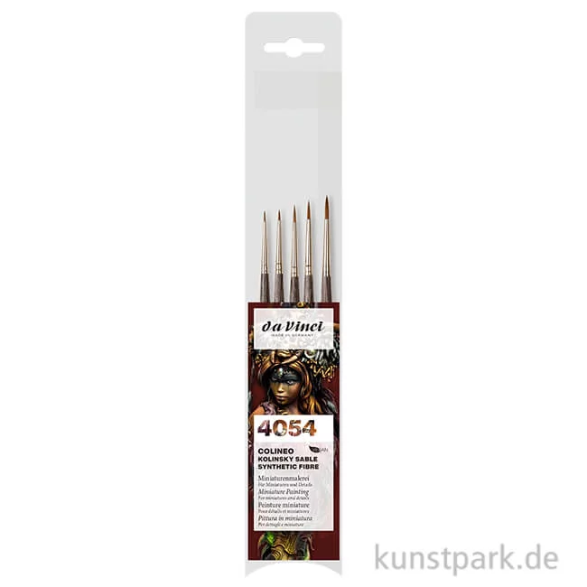Artikelbild 1 des Artikels “da Vinci COLINEO - Miniatur Pinselset mit 5 Pinseln “