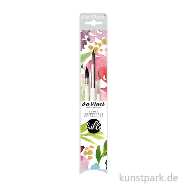 Artikelbild 1 des Artikels “da Vinci - Frau Hölle Edition Floral, 3 Pinsel im Set “
