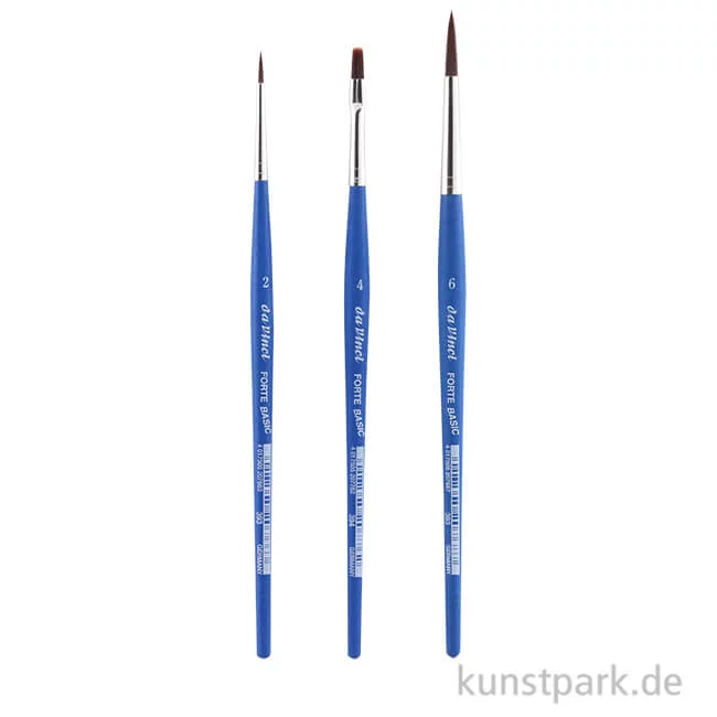 Artikelbild 1 des Artikels “da Vinci Hobbypinselset FORTE-Basic 3 Pinsel “