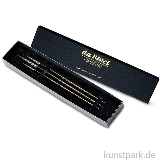 Artikelbild 1 des Artikels “da Vinci MAESTRO Aquarellpinsel Geschenkbox mit 3 Pinseln “