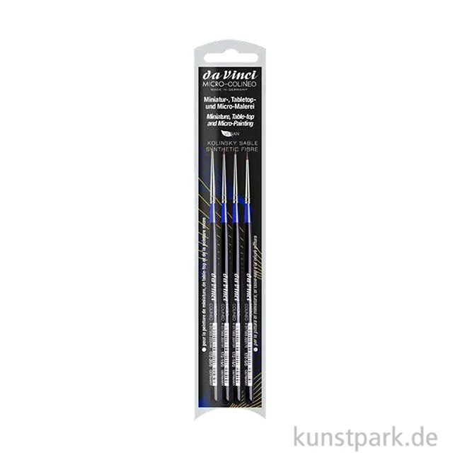 Artikelbild 1 des Artikels “da Vinci MICRO-COLINEO Pinselset mit 4 Miniaturpinseln “