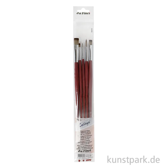 Artikelbild 1 des Artikels “da Vinci Pinselset COLLEGE, 5 Pinsel für Kunst und Hobby “