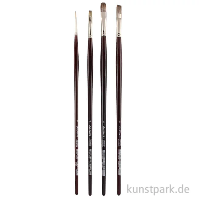 Artikelbild 1 des Artikels “da Vinci Pinselset GRIGIO 4 Pinsel für Öl- und Acrylmalerei “