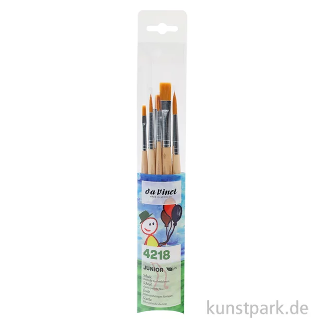 Artikelbild 1 des Artikels “da Vinci Pinselset JUNIOR 6 Pinsel für Schule und Kindergarten “