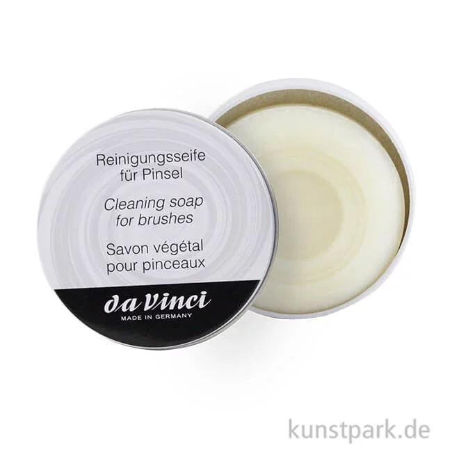 Artikelbild 1 des Artikels “da Vinci Reinigungsseife für Pinsel, Blechdose, 85 g “