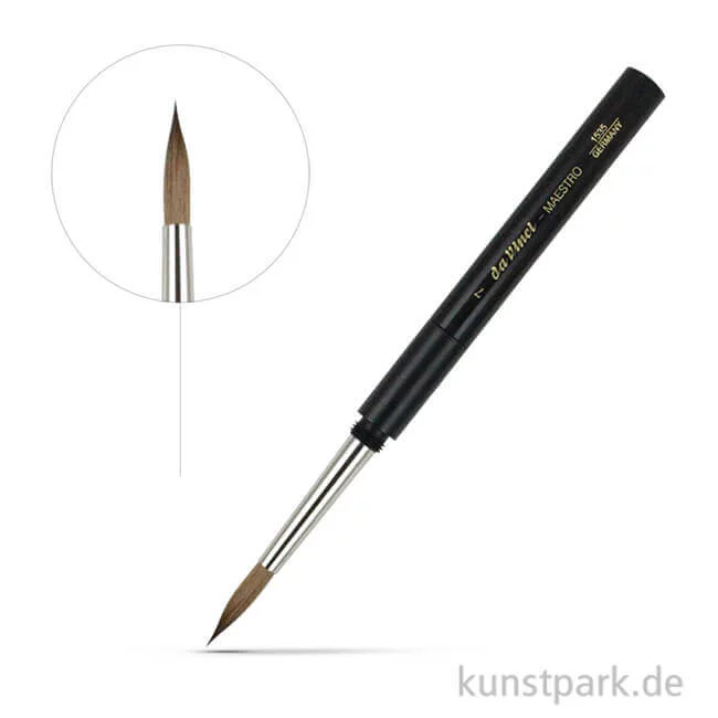 Artikelbild 1 des Artikels “da Vinci Serie 1535TP MAESTRO Kolinsky Aquarell-Taschenpinsel rund “