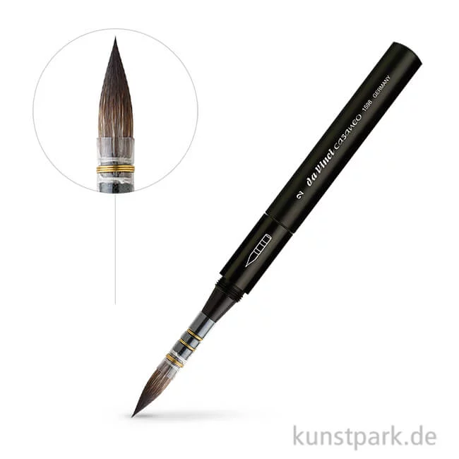Artikelbild 1 des Artikels “da Vinci Serie 1598T - CASANEO Verwasch- & Aquarell Reisepinsel rund “