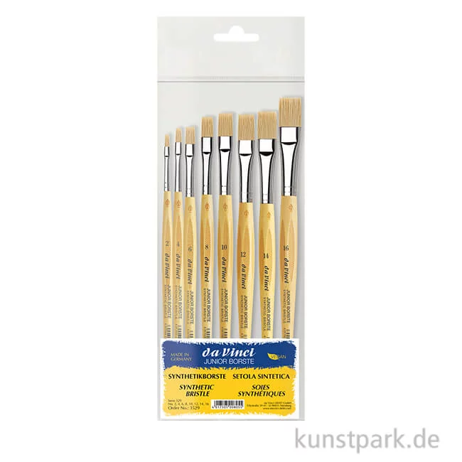 Artikelbild 1 des Artikels “da Vinci Serie 3529 - JUNIOR Pinselset, 8 Borstenpinsel, Synthetik “