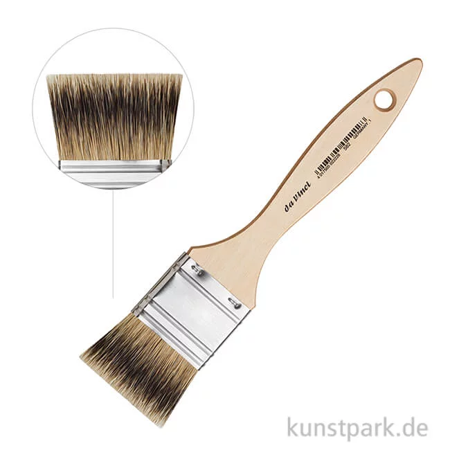 Artikelbild 1 des Artikels “da Vinci Serie 582 - Dachshaarpinsel breit lange Lindenstiele “