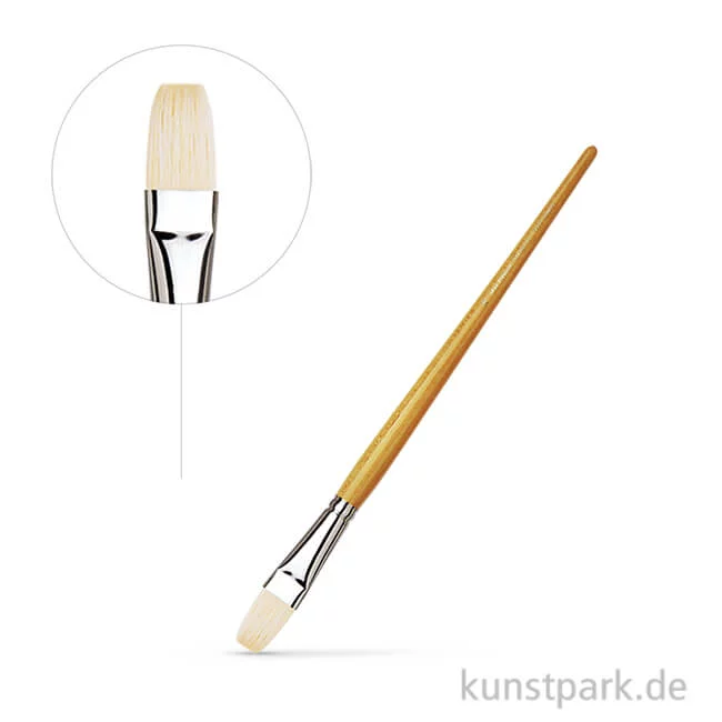 Artikelbild 1 des Artikels “da Vinci Serie 7000 - Maestro flache lange Borsten, Naturstiel “
