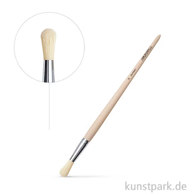 Artikelbild 1 des Artikels “da Vinci Serie 7779 - Ölmalpinsel BORST rund langer roher Stiel “
