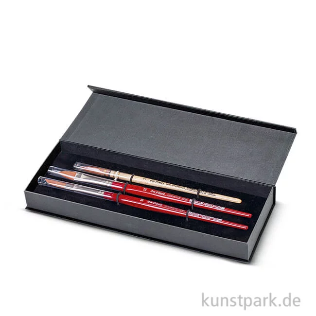 Artikelbild 1 des Artikels “da Vinci - SPIN Aquarellpinselset in Geschenkbox mit drei Pinseln “