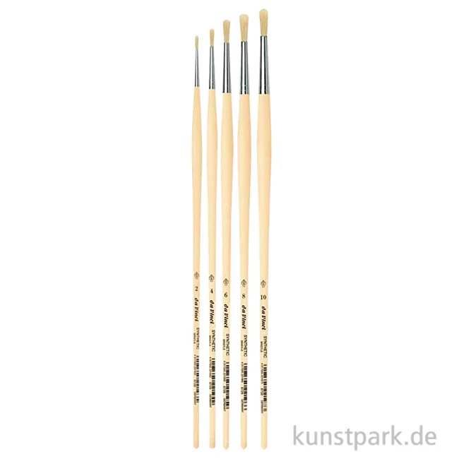 Artikelbild 1 des Artikels “da Vinci SYNTHETIC BRISTLE Set mit 5 runden Borstpinseln “