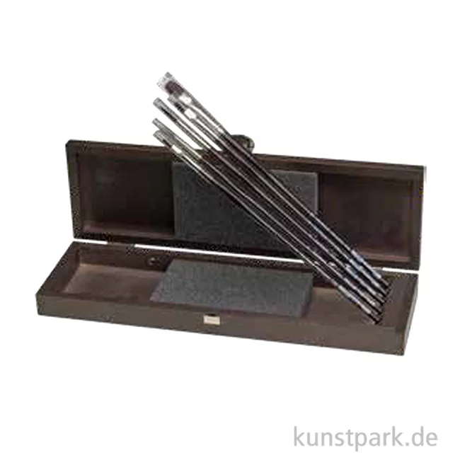 Artikelbild 1 des Artikels “da Vinci TOP-ACRYL Pinselset, Holzbox mit 5 Öl- und Acrylpinseln “