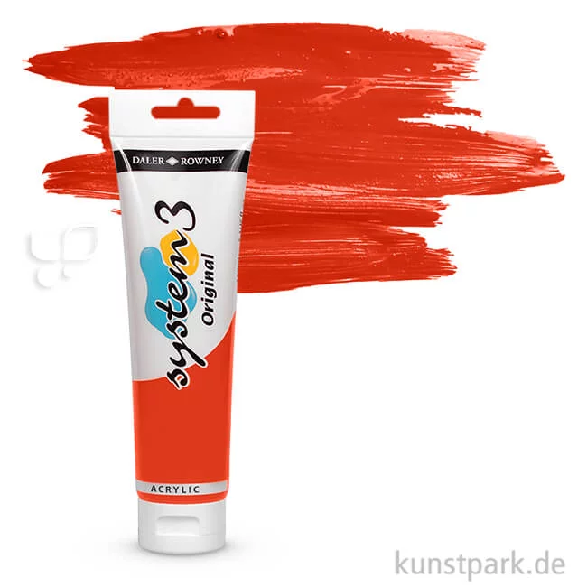 Artikelbild 1 des Artikels “Daler-Rowney SYSTEM-3 Acrylfarben 150 ml | 511 Scharlach“