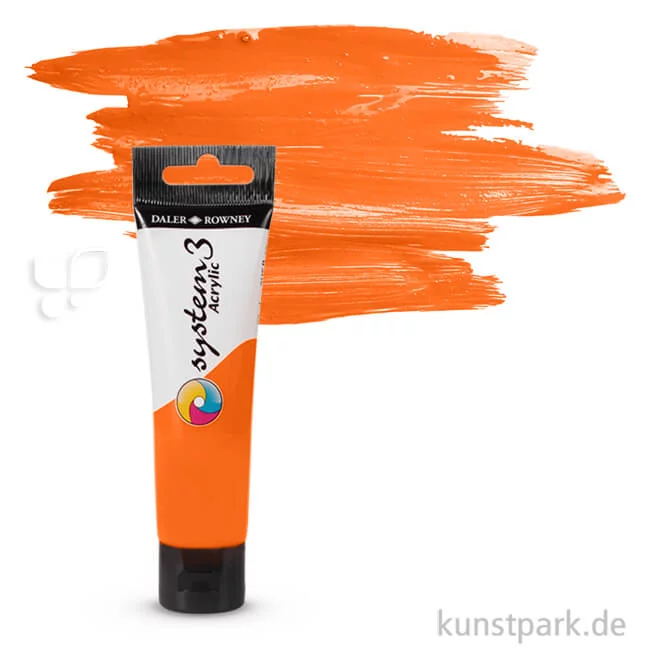 Artikelbild 1 des Artikels “Daler-Rowney SYSTEM-3 Acrylfarben 59 ml | 638 Kadmiumorange hell“