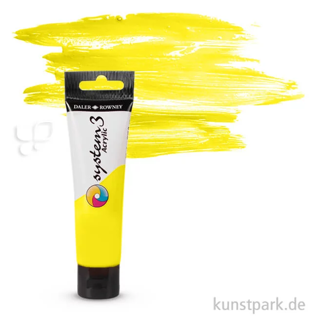 Artikelbild 1 des Artikels “Daler-Rowney SYSTEM-3 Acrylfarben 59 ml | 651 Zitronengelb“
