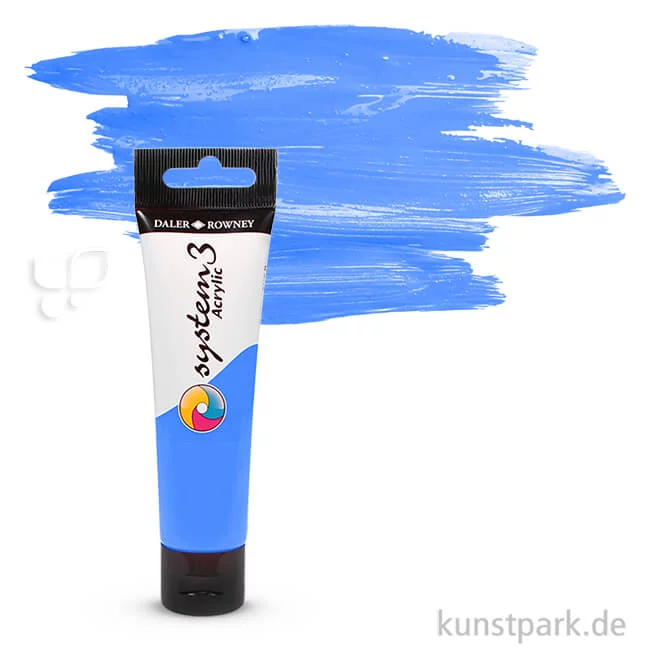 Artikelbild 1 des Artikels “Daler-Rowney SYSTEM-3 Neonfarbe 59 ml | 100 Leuchtblau“