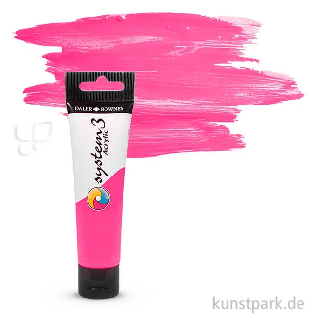 Artikelbild 1 des Artikels “Daler-Rowney SYSTEM-3 Neonfarbe 59 ml | 538 Leuchtrosa“