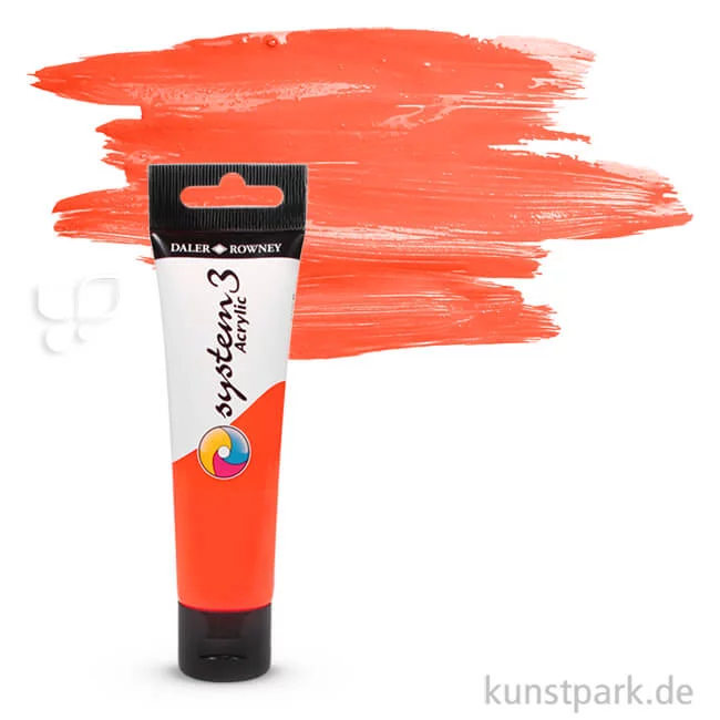 Artikelbild 1 des Artikels “Daler-Rowney SYSTEM-3 Neonfarbe 59 ml | 653 Leuchtorange“