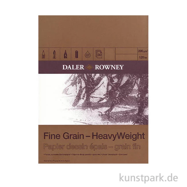 Artikelbild 1 des Artikels “Daler-Rowney Zeichenblock FINE, 30 Blatt, 200g DIN A4“