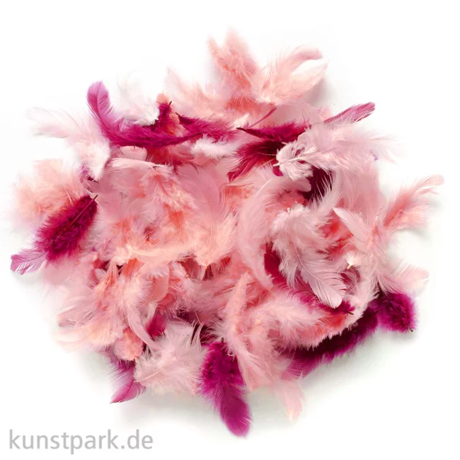 Artikelbild 1 des Artikels “Deco-Federn - Rosa, 10g sortiert “